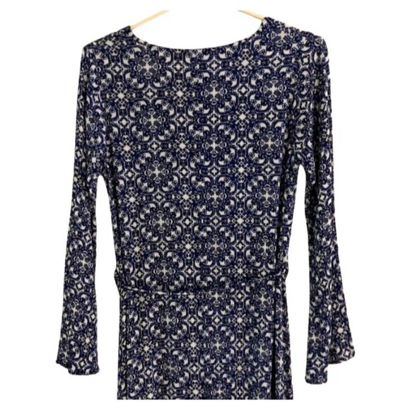 Lulus Mandala Daydream Maxi Dress Size S Batik Boho Beachy Side Slits Coastal - Picture 6 of 12